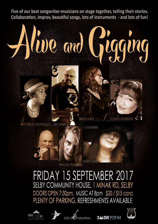 Alive and gigging flyer image